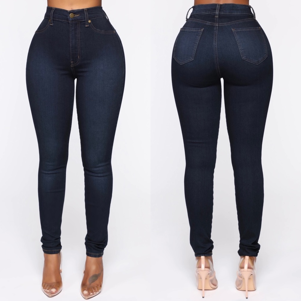 Flex Game Strong High Rise Skinny Jeans -Dark Wash